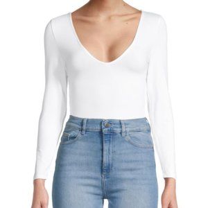 BB Dakota by Steve Madden V-Neck Long Sleeve Bodysuit